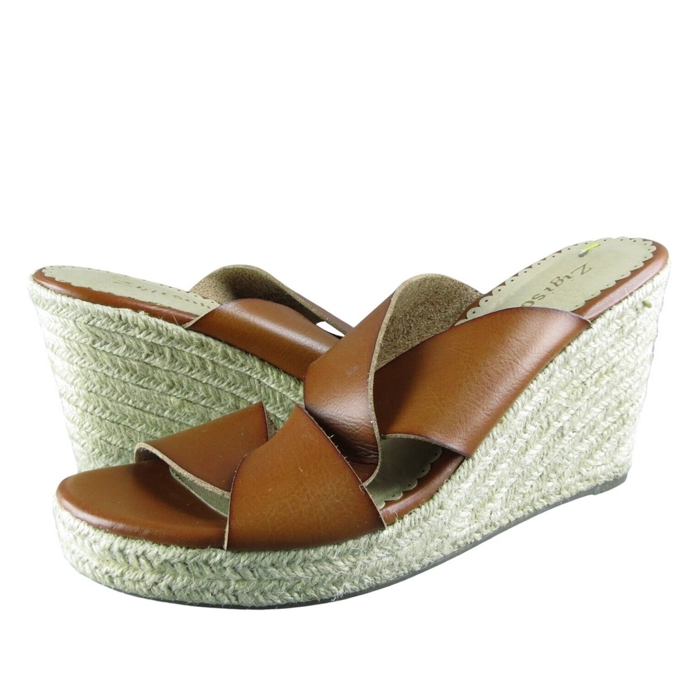 ZiGisoho Women's  Slide Brown‎ Synthetic Size 9M Gently Used 2025